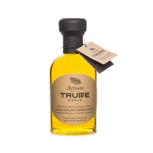 huile d'olive vierge extra aromatisée à la truffe blanche